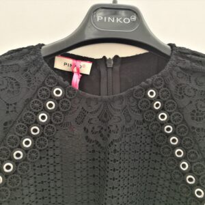 PINKO Blusa pizzo nero Halloween bambina - immagine 3