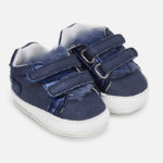 MAYORAL Sneakers blu pelliccia scarpette neonata