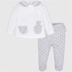 MAYORAL Completo nascita grigio pois corredino neonata