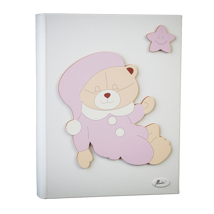 Diario-Stella-Mimi-rosa MENDOZZI Album foto Mimi Orso 20x25cm - immagine 1