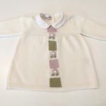 PICCOLE GIUGGIOLE Vestitino nascita corredino neonata