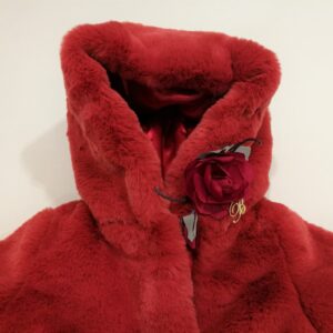 MISS BLUMARINE Pelliccia rossa - immagine 3