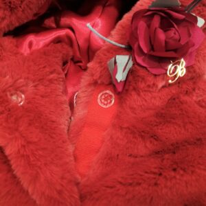 MISS BLUMARINE Pelliccia rossa - immagine 4