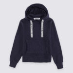 BIKKEMBERGS Felpa blu con cappuccio bambino