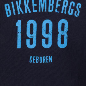 BIKKEMBERGS Felpa blu con cappuccio bambino - immagine 4