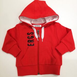 BIKKEMBERGS Completo tuta rosso con cappuccio bambino - immagine 4