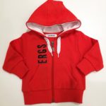 BIKKEMBERGS Completo tuta rosso con cappuccio bambino