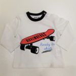 BIKKEMBERGS T-shirt panna stampa skate