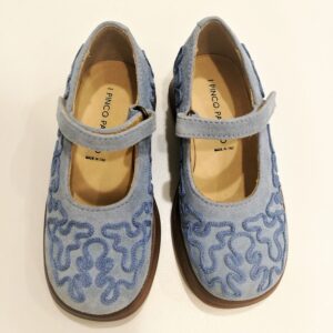 I PINCO PALLINO Ballerina azzurra con dettaglio ricami - immagine 4