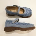 I PINCO PALLINO Ballerina azzurra con dettaglio ricami