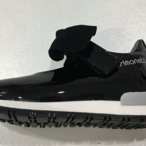 SIMONETTA Scarpe vernice nera con fiocco - immagine 3