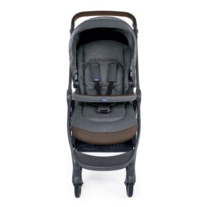 CHICCO Trio StyleGO Up Crossover Beige con sensori integrati BebèCare (navicella+passeggino+seggiolino+base auto+borsa) - immagine 15