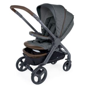 CHICCO Trio StyleGO Up Crossover Beige con sensori integrati BebèCare (navicella+passeggino+seggiolino+base auto+borsa) - immagine 20