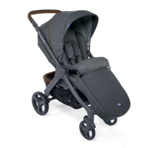 CHICCO Trio StyleGO Up Crossover Beige con sensori integrati BebèCare (navicella+passeggino+seggiolino+base auto+borsa) - immagine 12