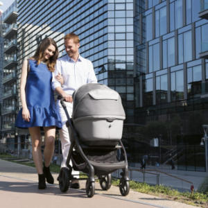 CHICCO Trio StyleGO Up Crossover Beige con sensori integrati BebèCare (navicella+passeggino+seggiolino+base auto+borsa) - immagine 4