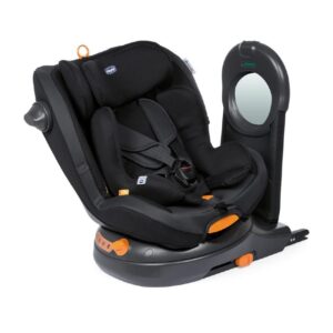 CHICCO Seggiolino Auto Aroundu i-Size con sistema BebèCare Jet Black