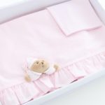 NANAN Set Lenzuola Rosa 3 Pezzi per Lettino