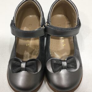 CLARYS Ballerina in suede grigio con dettaglio  fiocco alta dietro - immagine 2