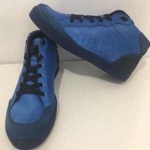 BIKKEMBERGS  Sneakers stivaletto in pelle bluette bambino - immagine 3