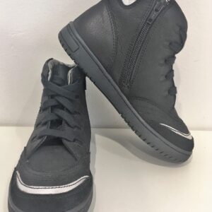 I PINCO PALLINO Sneakers stivaletto nero con inserti argento - immagine 3