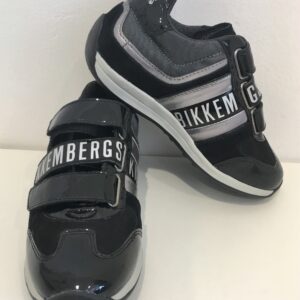 BIKKEMBERGS  Sneakers in vernice nera - immagine 3