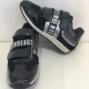 BIKKEMBERGS  Sneakers in vernice nera - immagine 4