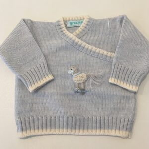 GRAZIELLA Completo lana bambino cielo corredino neonato - immagine 3