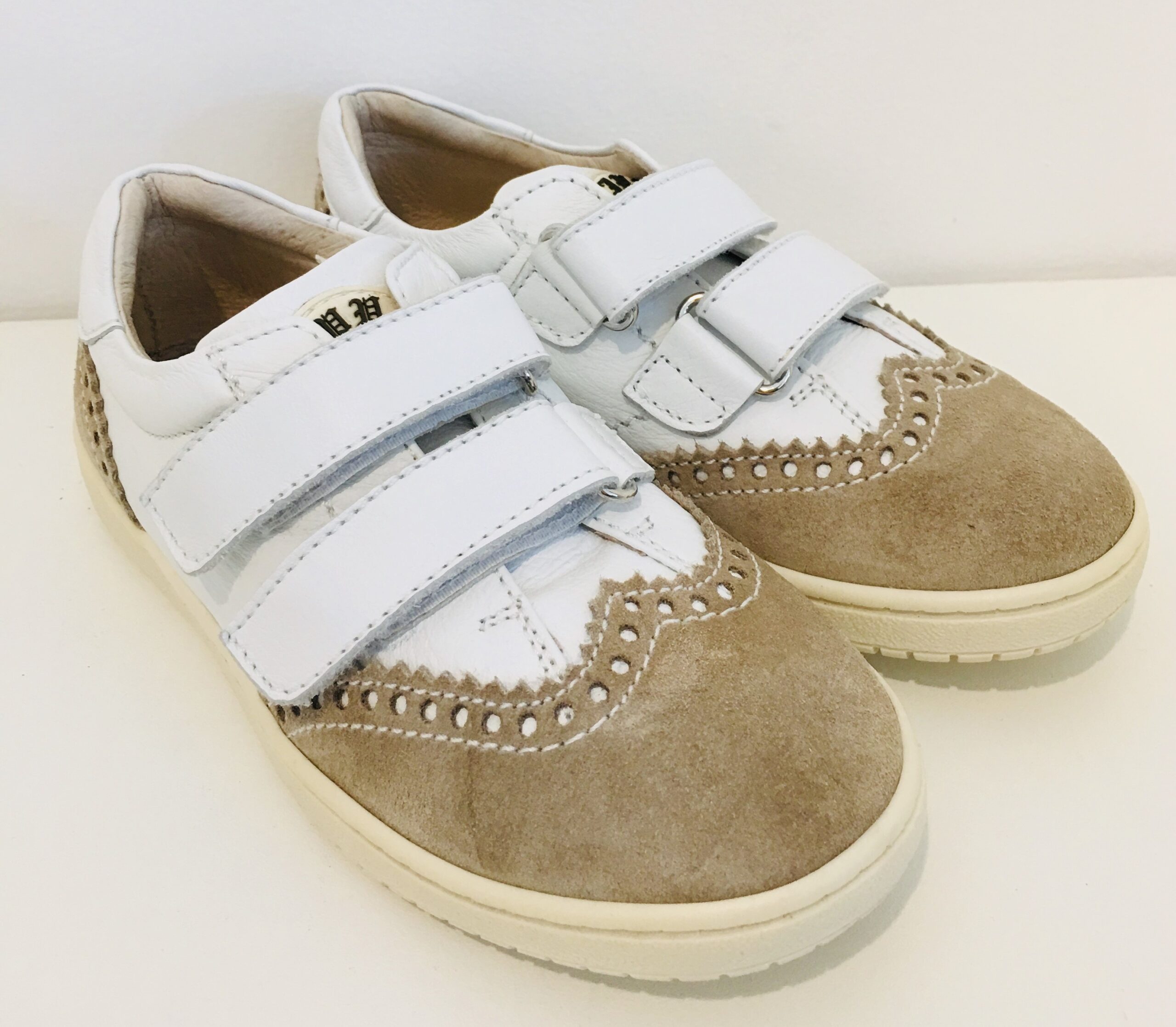 IMG_E9242 I PINCO PALLINO Sneakers modello inglesina bianco con strappi bambino - immagine 1