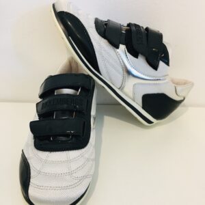 BIKKEMBERGS  Sneakers  argento con inserti in vernice nera bambino - immagine 4