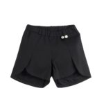 SIMONETTA Bermuda punto milano nero