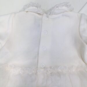 ALETTA Completo nascita bianco con pizzo corredino neonata - immagine 6