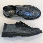 CLARYS Slip-on all'inglesina in vernice grigia