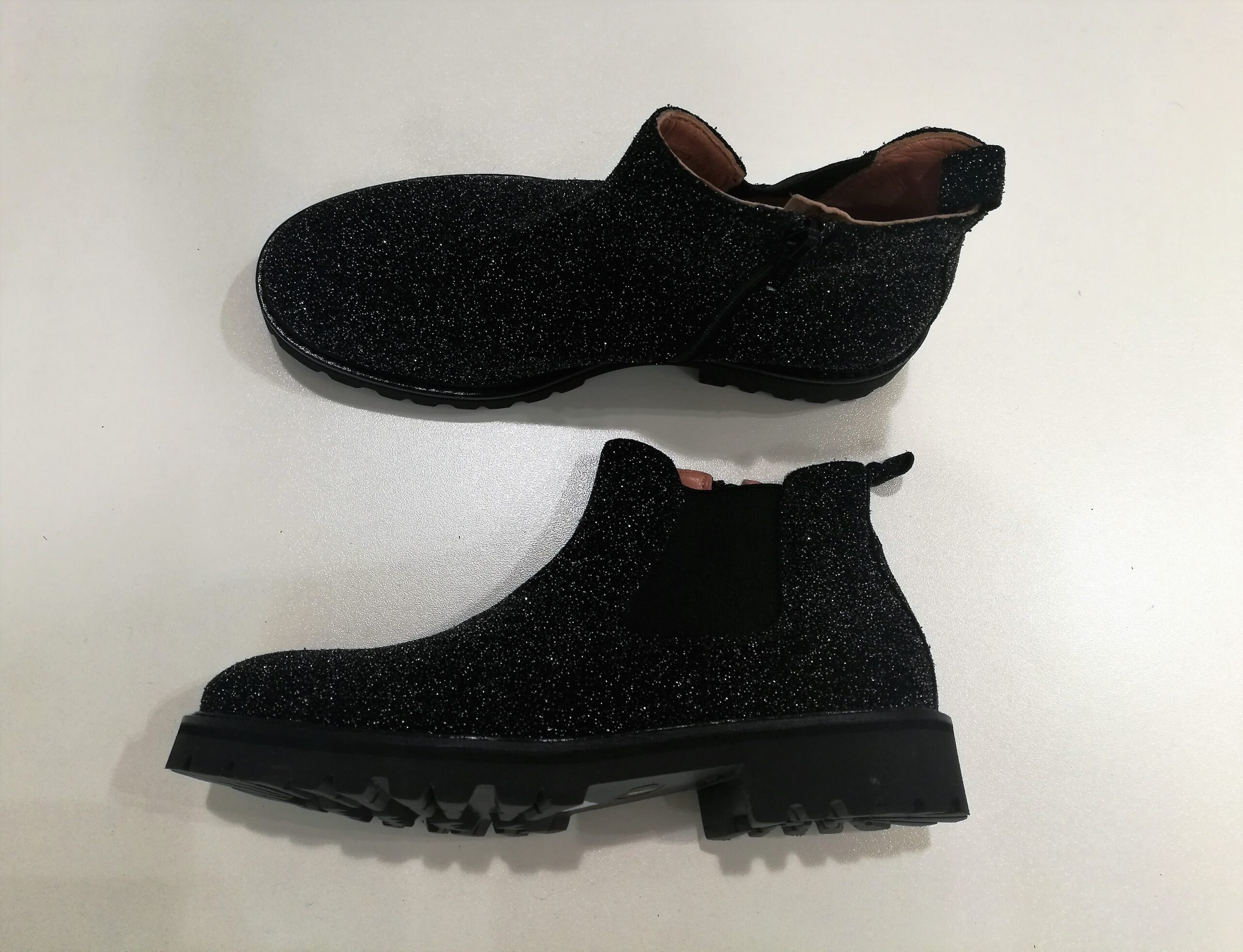 cof ANDREA MONTELPARE Stivaletto basso nero glitter - immagine 1