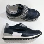 BIKKEMBERGS Sneakers blu con velcro bambino