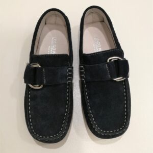 MIMISOL Mocassino in suède blu bambino - immagine 3