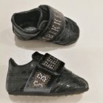 BIKKEMBERGS Sneakers grigie con strassini bambina