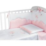 PICCI Set Piumone per lettino Lollipop rosa