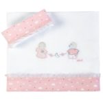 PICCI Set Lenzuolino lettino Lollipop rosa