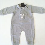 FENDI Tutina grigia scoiattolo corredino neonato