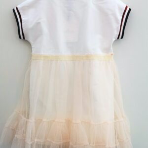 MONCLER Abito cotone e tulle rosa bambina - immagine 4