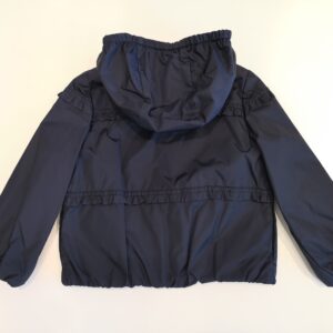 MONCLER Giubbotto leggero blu con ruches bambina Hiti - immagine 3