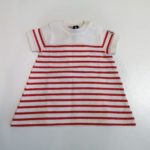 MONCLER Abito manica corta a righe bambina