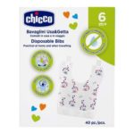 CHICCO Bavaglini Monouso  Usa & getta 40 pz