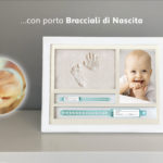MUBY Cornice neonato con impronte e porta bracciali di nascita