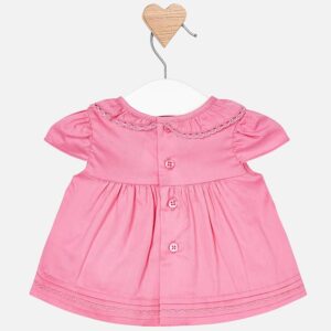 MAYORAL Blusa manica corta rosa neonata - immagine 3