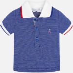 MAYORAL Polo manica corta blu bambino