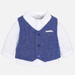 MAYORAL Camicia manica lunga con gilet bambino