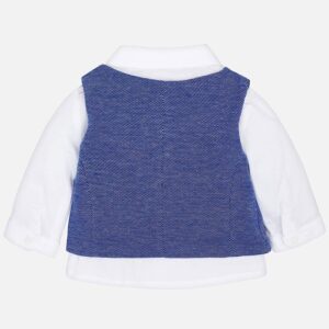 MAYORAL Camicia manica lunga con gilet bambino - immagine 3