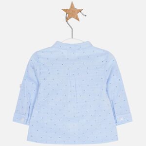 MAYORAL Camicia manica lunga azzurra bambino - immagine 3