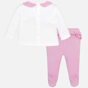 MAYORAL Completo nascita malva pois corredino neonata - immagine 3